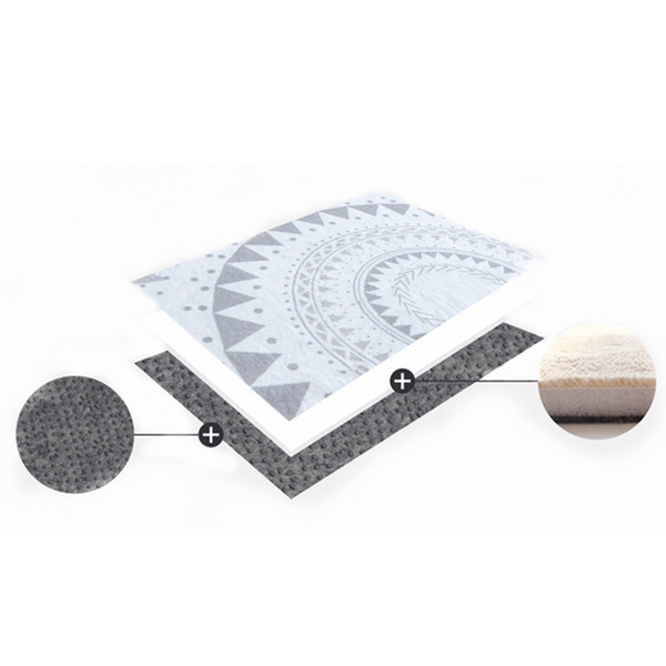 Nordic Style Round Decorative Carpet Area Rug Foot Door Hanging Basket Mat 3 Rugs