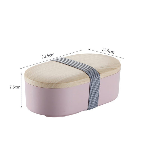 Nordic Style Lunch Box Sealed Leak Proof Bento With Tableware For Student Office Worker Microwave Lunchbox Lunchboxes