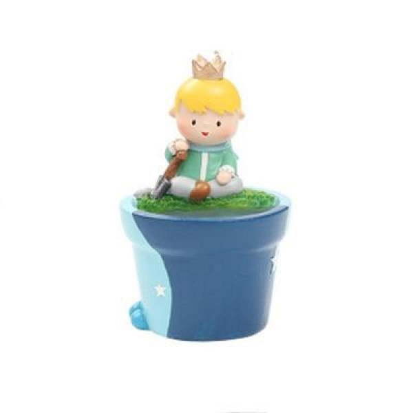 Nordic Cartoon Fairy Prince Resin Flower Pot Desktop Decoration Cute Boy Baskets Pots Window Boxes