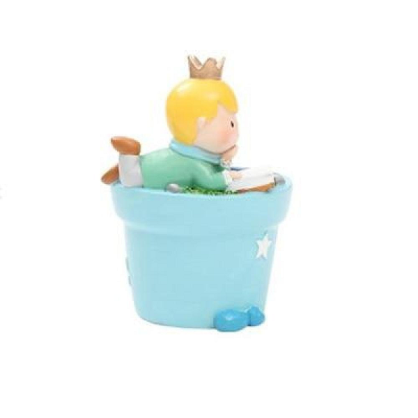 Nordic Cartoon Fairy Prince Resin Flower Pot Desktop Decoration Cute Boy Baskets Pots Window Boxes