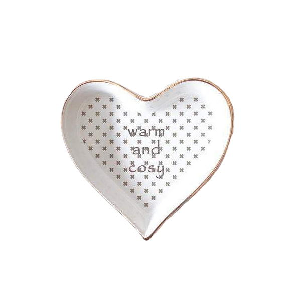Veile Studios Nordic Heart Dish Jewellery Rings Earrings Holder Home Storage Jewellery Holders & Organisers