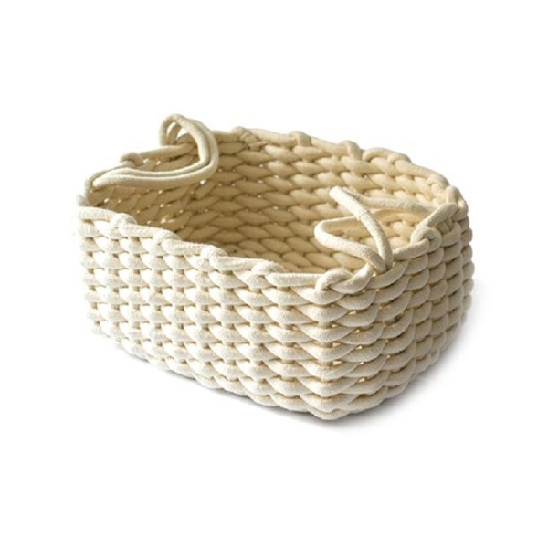 Storage Bins & Baskets Nordic Thick Cotton Rope Storage Box Simple Basket