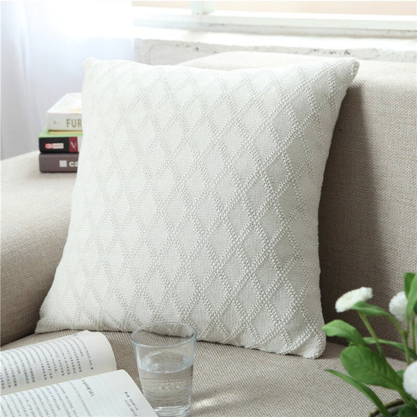 45 X 45Cm Nordico Handmade Cozy Knit Cushion Cover Ver