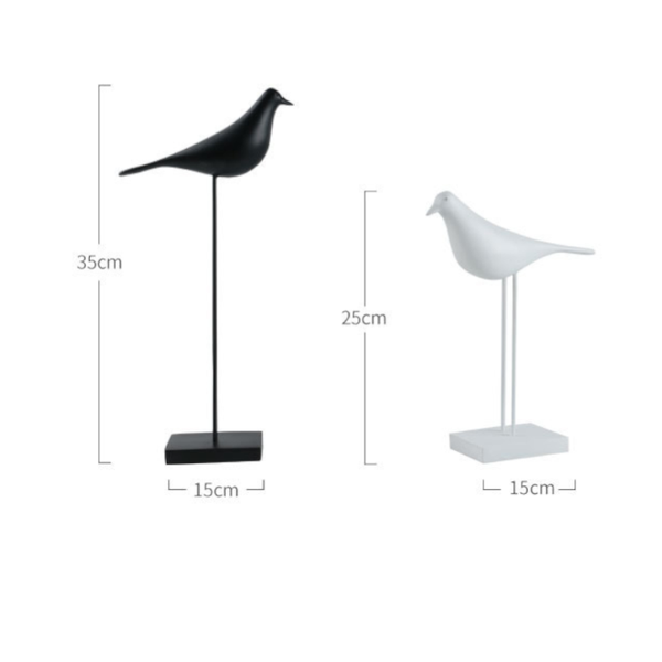 Nordic Resin Bird Sculptures Decor Sculptures & Figurines