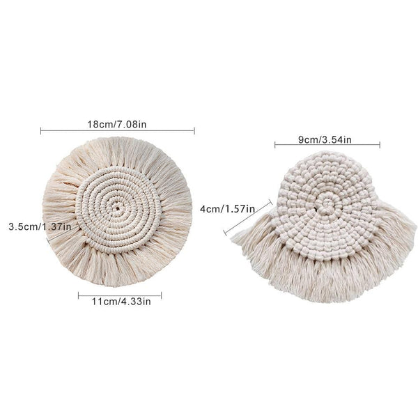Macrame Mat Natural Boho Decor Table Placemats