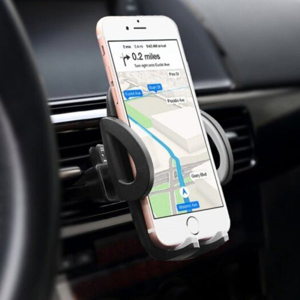 Car Air Vent Mount Holder Cradle Cell Phone Greyblack Mounts & Holders