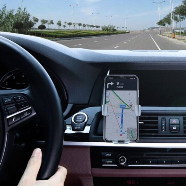 Car Air Vent Phone Holder Gravity Compatible For Iphoneall Smartphone Light Slate Gray Mounts & Holders