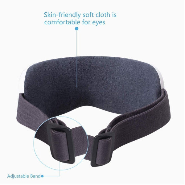 Eye Massager Charging Rechargeable Wireless Digital Temple With Heating Air Pressure Point Vibration Music For Care Dry Massagers