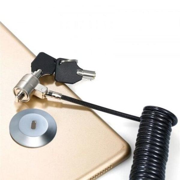 Notebook Lock Keyhole Round Anti Theft Silver Anti Theft Locks & Kits