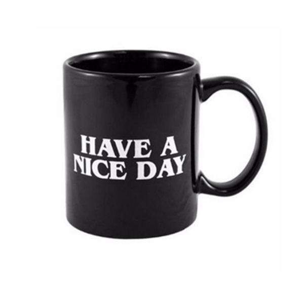 Novelty Coffee Cup Have Nice Day Middle Finger Ceramic Mug Mugs