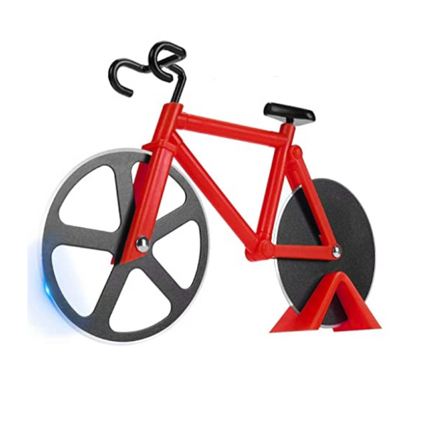 Novelty Cute Stainless Steel Bicycle Pizza Cutter Kitchen Gadget Pastry Cutters