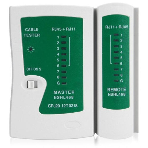 Nshl 468 Network Lan Cable Tester Green Grey Computer Cable Testers