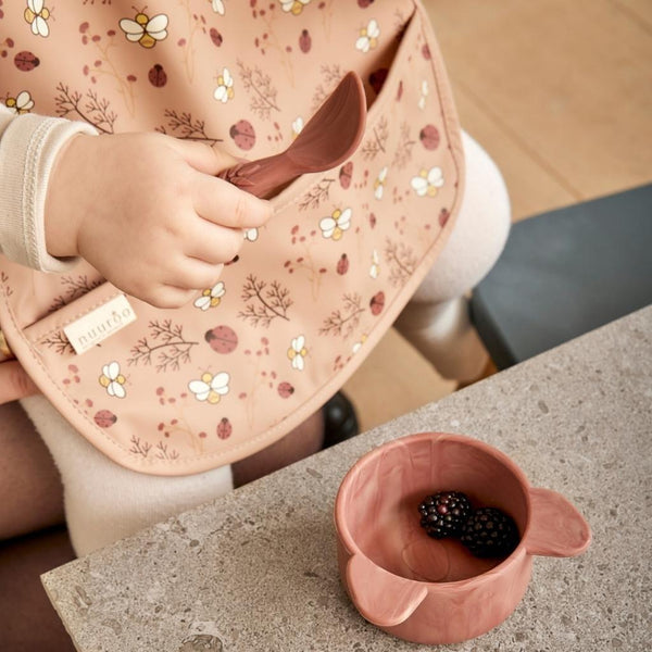 Nuuroo Long Waterproof Little One Bib With Sleeves Koala Forest Print Baby Bibs & Burp Cloths