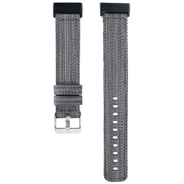Nylon Watch Strap For Fitbit Charge 3 Black Watch Bands