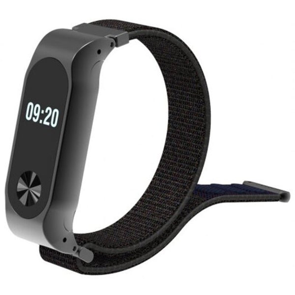 Nylon Wrist Band Strap For Xiaomi Mi 2 Black Watch Bands