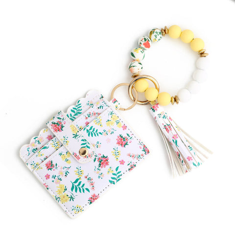 Love Polyurethane Card Holder Silica Gel Key Chain And American Printed Keyrings