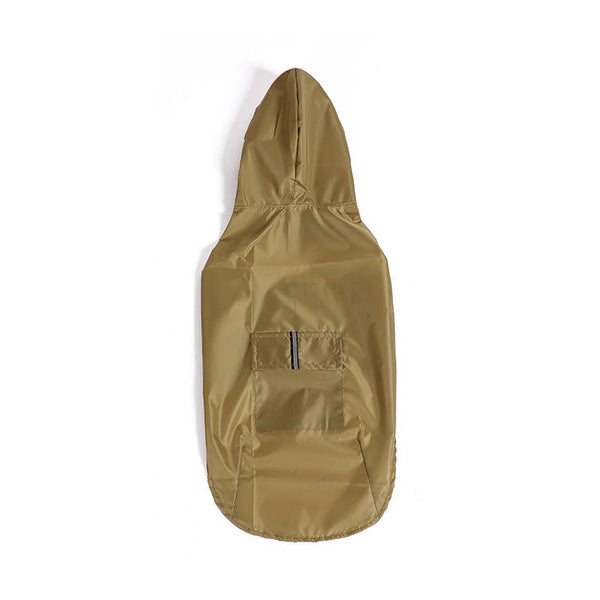 Reflective Large Dog Clothes Windproof Hooded Raincoat For Dogs Clothing Dog Clothing & Shoes