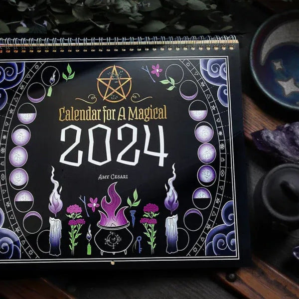 Calendars (current) 2024 Decorative Black Magic Calendar Festivals