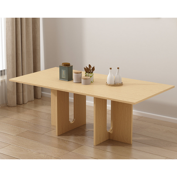Oak Melamine Dining Table 8 Seater Dining Tables