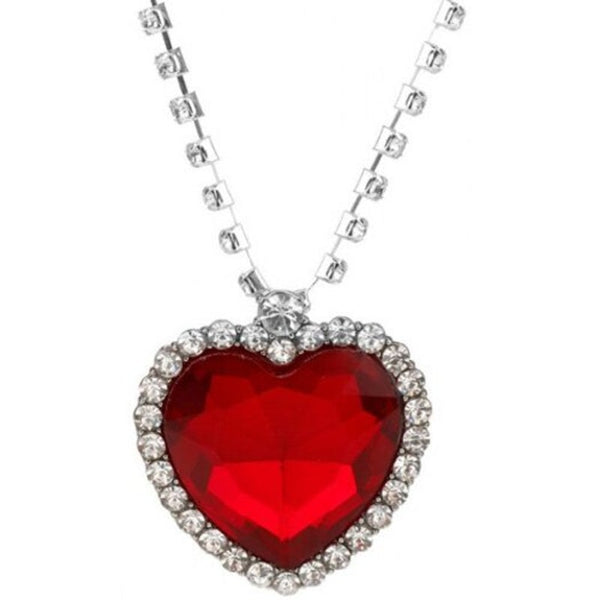 Veile Studios Ocean Star Love Fashion Diamond Crystal Pendant Necklace Cobalt Blue Necklaces & Pendants