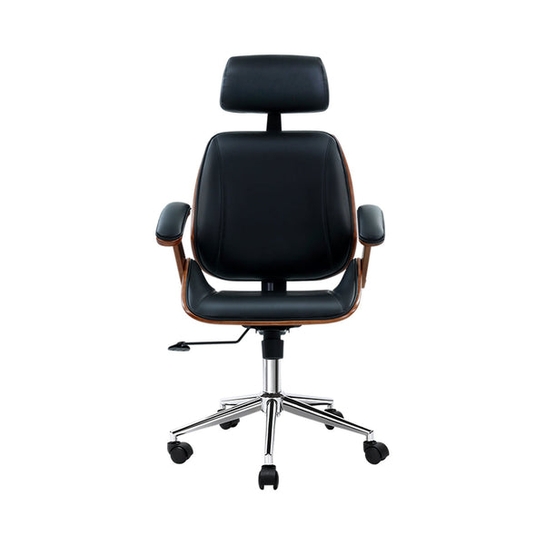 Artiss Office Chair Computer Gaming Chairs Executive Leather Black Office Chairs