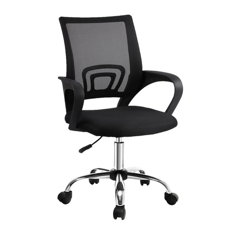 Artiss Office Chair Gaming Computer Mesh Chairs Executive Mid Back Black