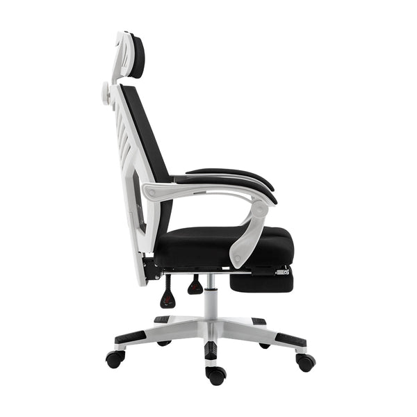Artiss Gaming Office Chair Computer Desk Home Work Recliner White Chairs