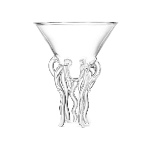 Octopus 13Cm tail Glass Shot Transparent Jellyfish Cup Drinkware tail & Liquor Glasses