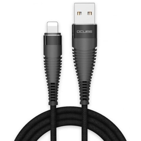 8 Pin Data Usb Cable For Iphone X / 6 7 Plus Black