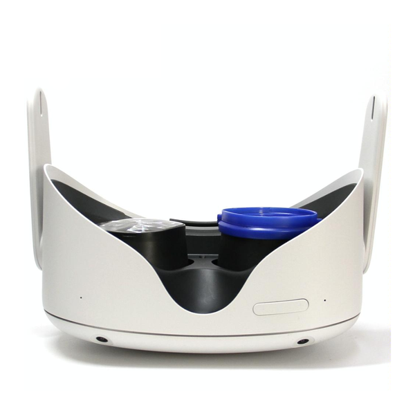 Oculus Quest Vr Glasses Frame 1 Pair Blue Controllers & Attachments