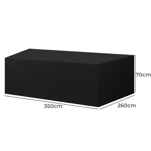 Marlow Outdoor Furniture Cover Garden Black 15Cm Outdoor Furniture Covers