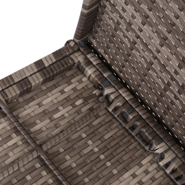 Gardeon Set Of 4 Outdoor Lounge Setting Rattan Patio Wicker Dining Mixed Grey Outdoor Dining Sets