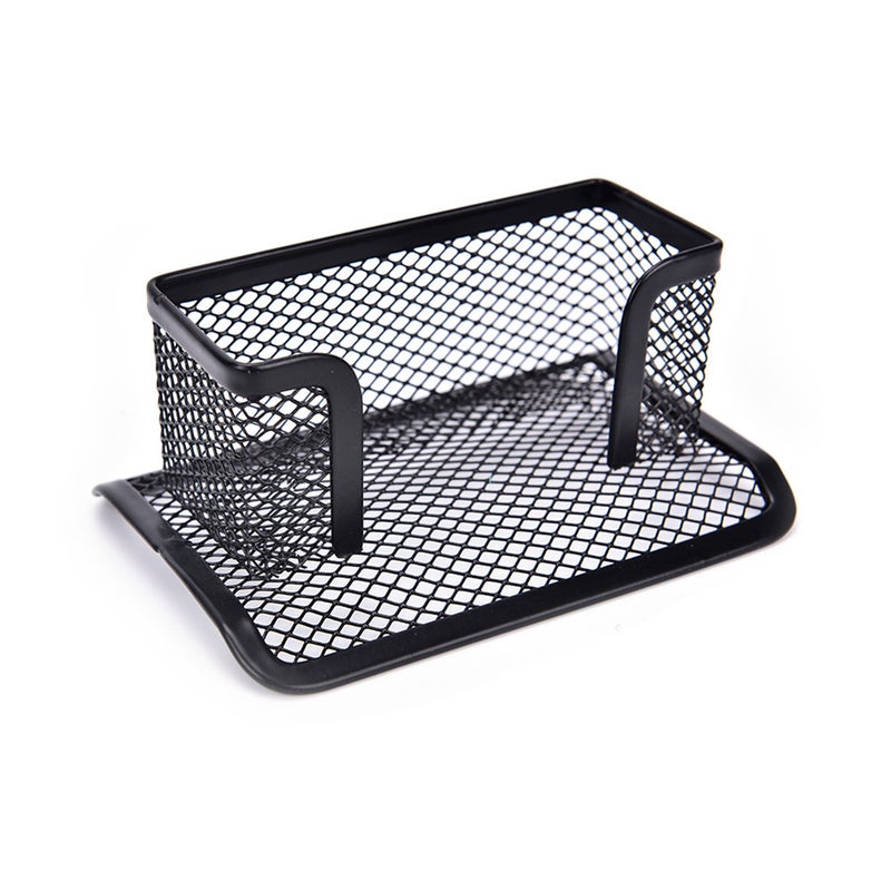 Business Card Holder Desk Shelf Box Black Mesh Tray Storage Organizer Business Card Holders