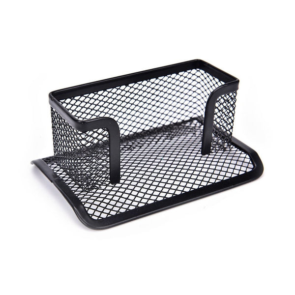 Business Card Holder Desk Shelf Box Black Mesh Tray Storage Organizer Business Card Holders