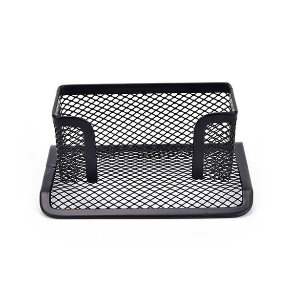 Business Card Holders Business Card Holder Desk Shelf Box Black Mesh Tray Storage Organizer
