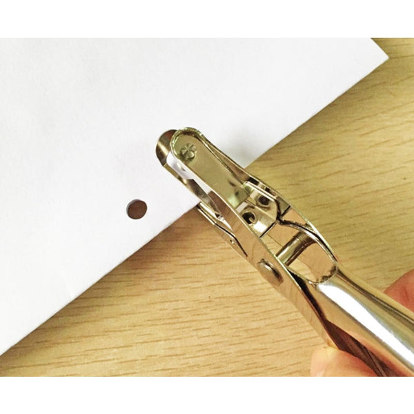 6Mm Hole Size School Office Stainless Steel Single Puncher Stationary Paper Hole Punches