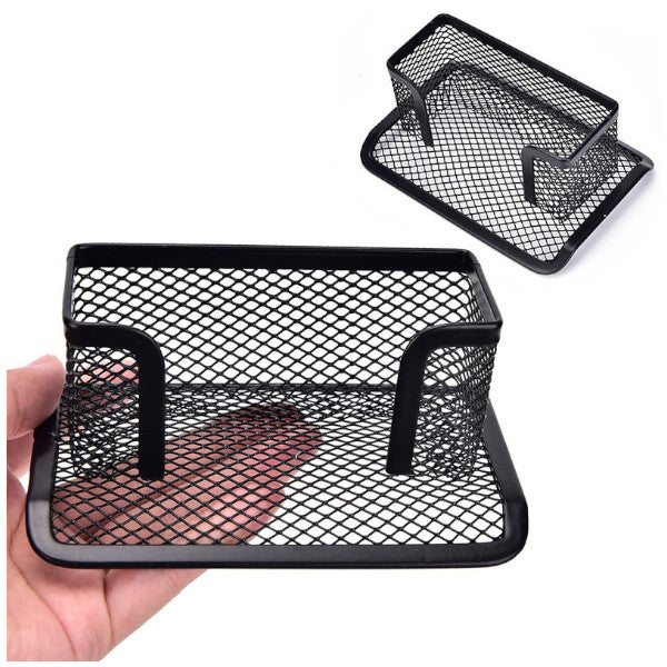 Business Card Holder Desk Shelf Box Black Mesh Tray Storage Organizer Business Card Holders