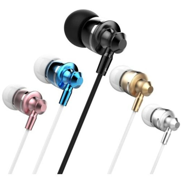 Official Original M300 In Ear Heavy Bass Earphone With Mic Royal Blue