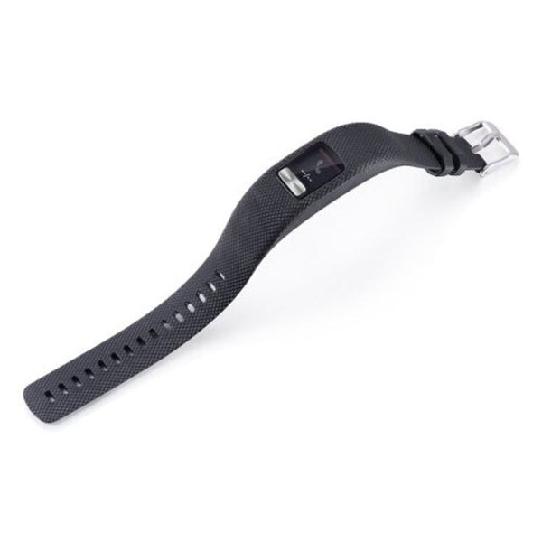 Official Texture Watch Strap For Garmin Vivofit 4 Black L Watch Bands