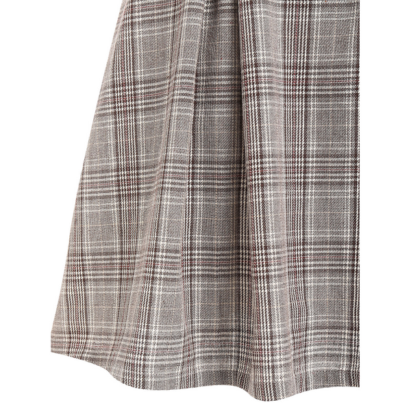 Off The Shoulder Tee And Crisscross Plaid Suspender Skirt Set Two Piece Dress Outfits & Sets