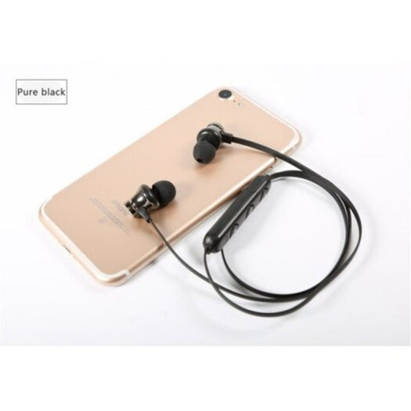 Earphone Wired In Mag Net Exercise Sport Bluetooth Fresh Version Black Headsets