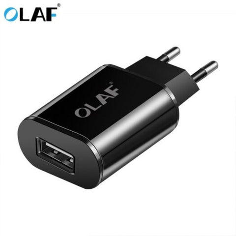 Usb Charger 2A Mobile Phone Fast Charging Wall Adapter Black