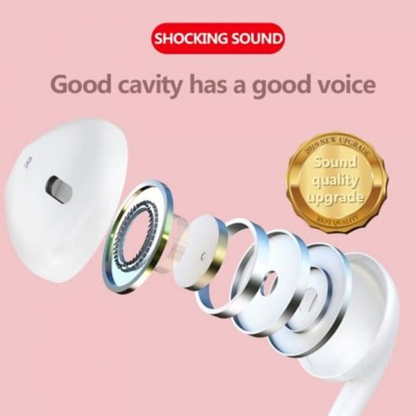 Mini Wireless Bluetooth Earphone In Sport With Mic Handsfree Earbud For Mobile Phones Black Headsets