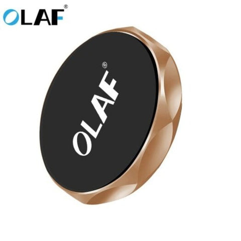 Universal Magnetic Car Phone Holder Air Vent Free Paste Stand For Iphone Samsung Xiaomi Golden