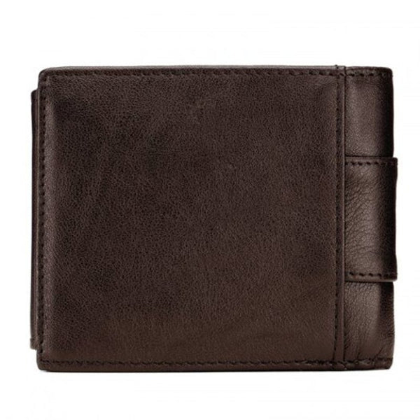 Head Layer Leather Coin Purse Zipper Bag Card Wallet Coffee Wallets