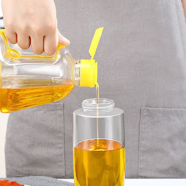 Olive Oil Dispenser Bottle For Kitchen With Measurement Scale Cooking Oil & Vinegar Dispensers