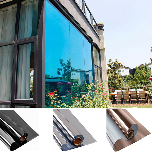 One Way Mirror Film Privacy Glass Protecting Reflective Anti Uv Tint Window Film