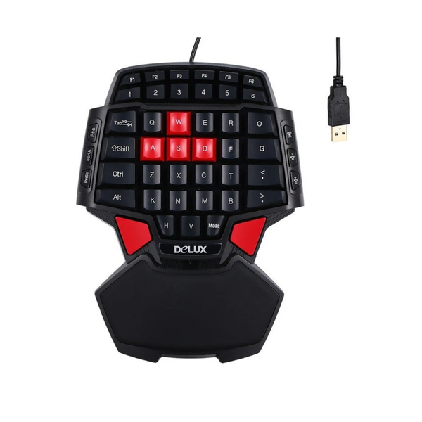 One Single Hand Usb Wired Gamer Keyboard Keyboards & Keypads