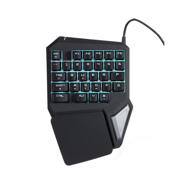 One Single Hand Usb Wired Gamer Keyboard Keyboards & Keypads