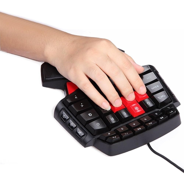 One Single Hand Usb Wired Gamer Keyboard Keyboards & Keypads